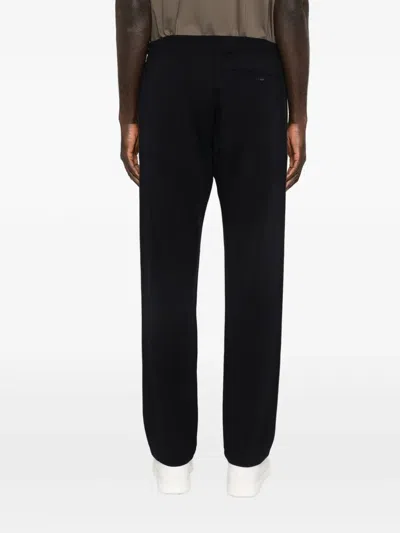 Canali Drawstring Track Pants In Blue