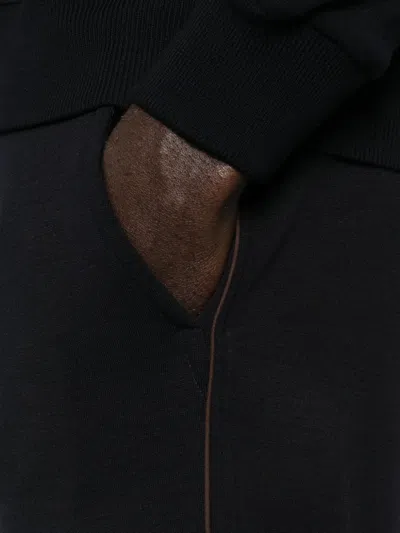 Canali Drawstring Track Pants In Blue