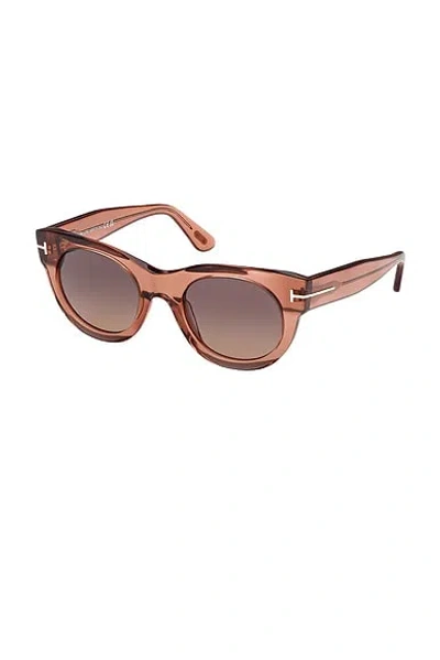 Tom Ford Cat-eye Sunglasses In Brown