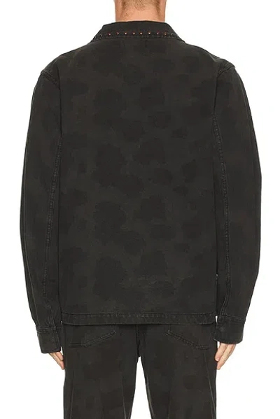 Pleasures Cowhide Work Jacket In Gray