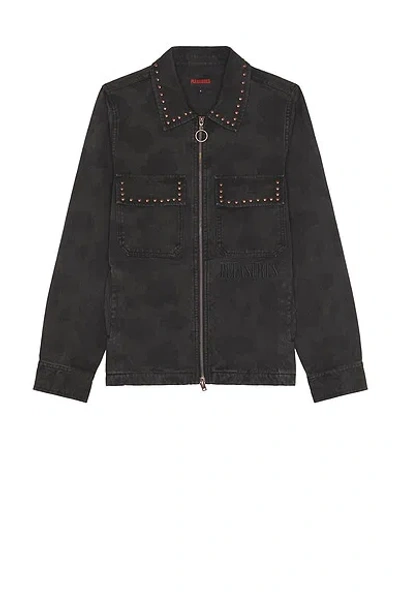 Pleasures Cowhide Work Jacket In Gray