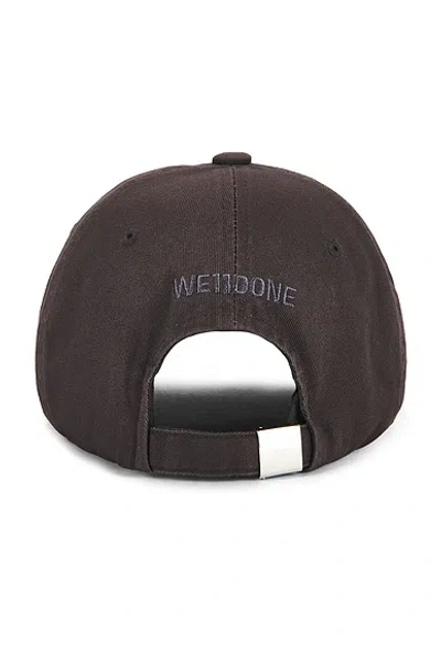 We11 Done Spike Rose Cap In Black