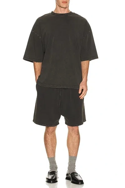 Entire Studios Oversized Crew Neck T-shirt In Black