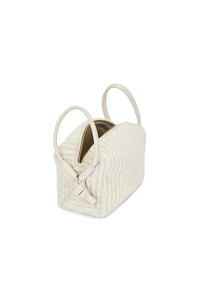 Bottega Veneta Loop Top Handle Bag In White