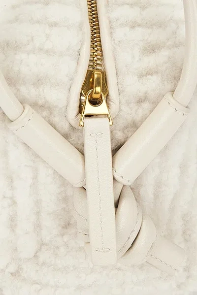 Bottega Veneta Loop Top Handle Bag In White