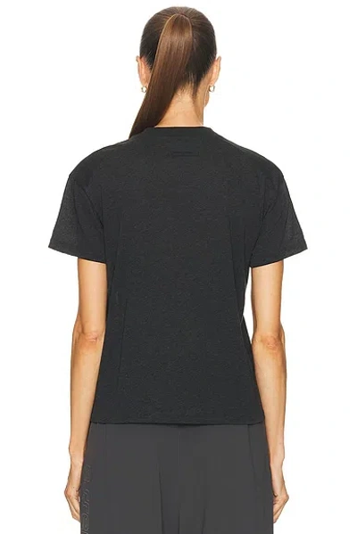 Essentials Embroidered-logo T-shirt In Black