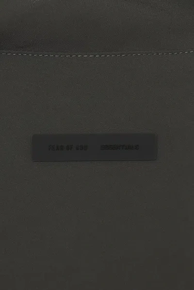 Essentials Half Zip Track Jacket In Gray