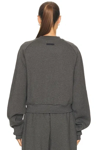 Essentials 90's Raglan Sweatshirt In Gray