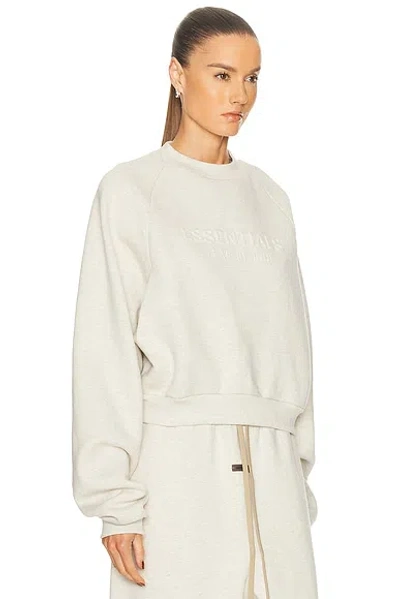 Essentials 90's Raglan Sweatshirt In Neutral