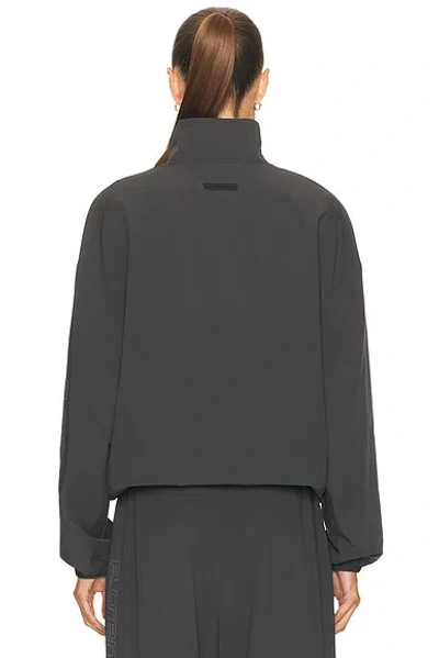 Essentials Half Zip Pullover Sweatshirt In Gray