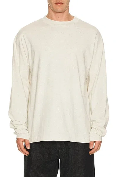 Essentials Classic Long Sleeve Tee In White