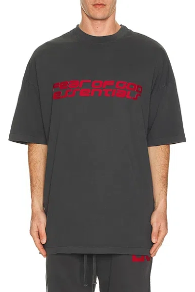 Essentials 90's Short Sleeve Tee In Black