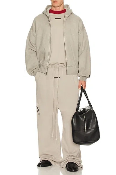 Essentials Baseball Tee In Gray