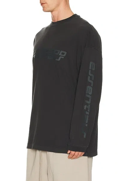 Essentials 90's Long Sleeve Tee In Black