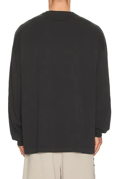 Essentials 90's Long Sleeve Tee In Black