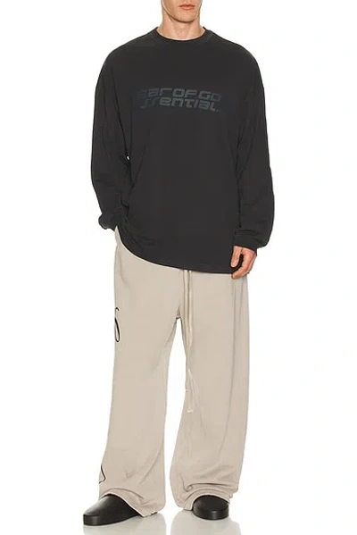 Essentials 90's Long Sleeve Tee In Black