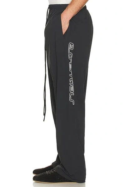 Essentials Relaxed Track Pant In Black