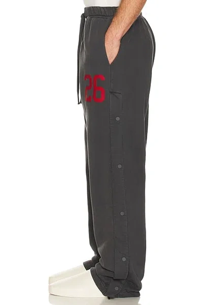 Essentials Drawstring Track Pants In Black