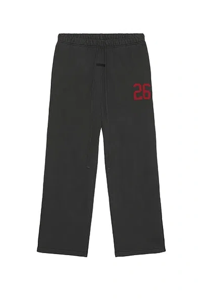 Essentials Drawstring Track Pants In Black