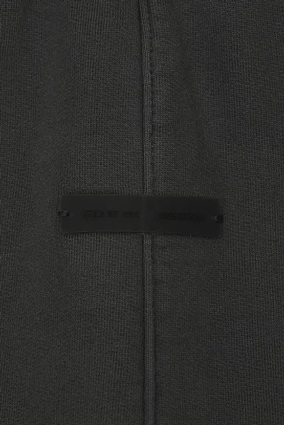 Essentials Drawstring Track Pants In Black