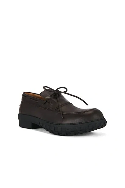 Givenchy Echo Boat Shoe In Brown