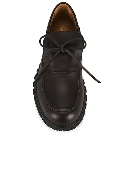 Givenchy Echo Boat Shoe In Brown