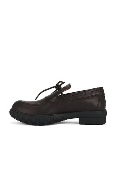 Givenchy Echo Boat Shoe In Brown