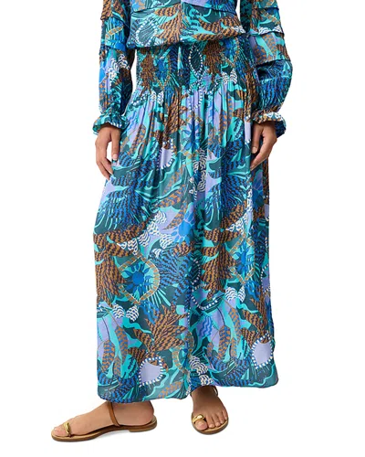 Marie Oliver Stacie Skirt In Medusa In Blue