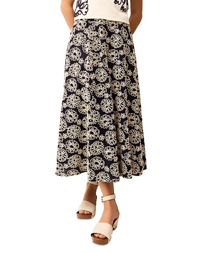Marie Oliver Sasha Floral Midi Skirt In Multi