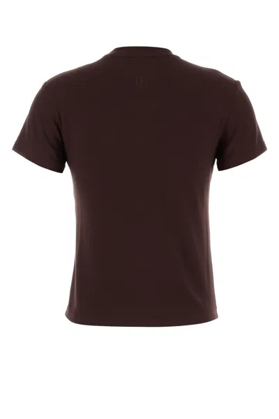 Magda Butrym Chocolate Stretch Cupro T-shirt In Black