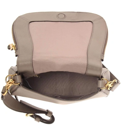 Shop Marc Jacobs Recruit Small Nomad Shoulder Bag In Grey