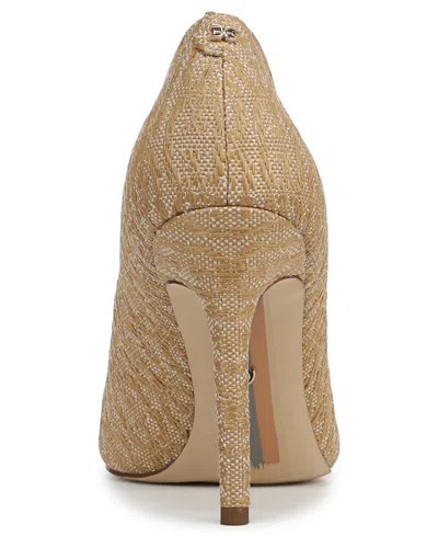 Sam Edelman Hazel Raffia Pointed Toe Pump In Multi