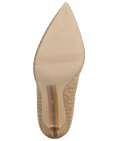 Sam Edelman Hazel Raffia Pointed Toe Pump In Multi