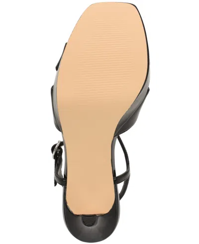 Nine West Tates Ankle Strap Platform Sandal In Black