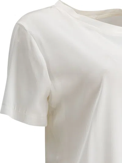 Fit F.it Silk T-shirt In White