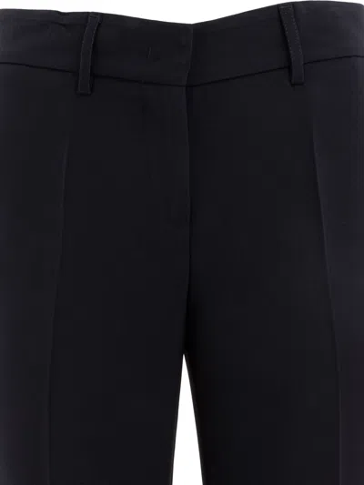 Fit Trousers Blue In Black