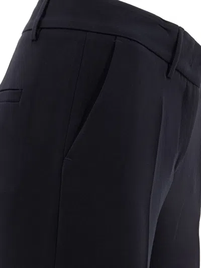Fit Trousers Blue In Black