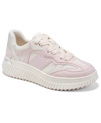 Dkny Lachele Platform Sneaker In White