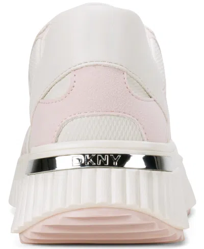 Dkny Lachele Platform Sneaker In White