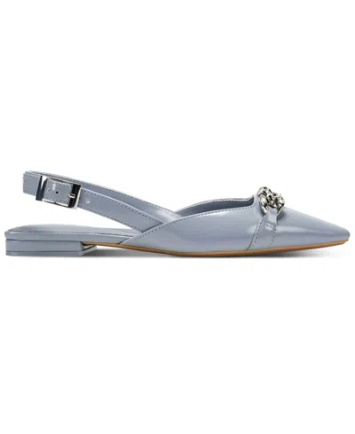 Dkny Cosetta Slingback Pointed Toe Flat In Blue