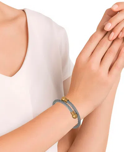 Macy's 2-pc. Bypass Orb Bangles Set In Gray