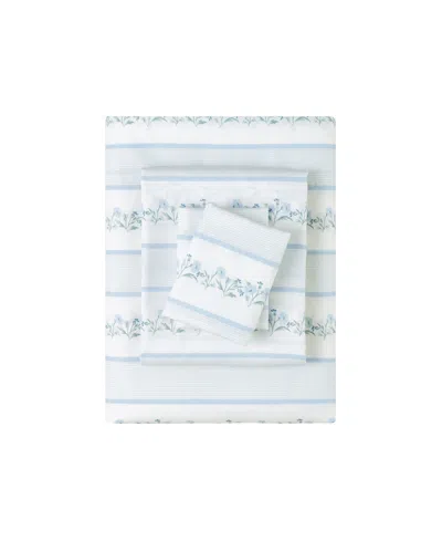 Fairfield Square Collection Microfiber Extra Deep 6-pc. Sheet Set, King In Blue