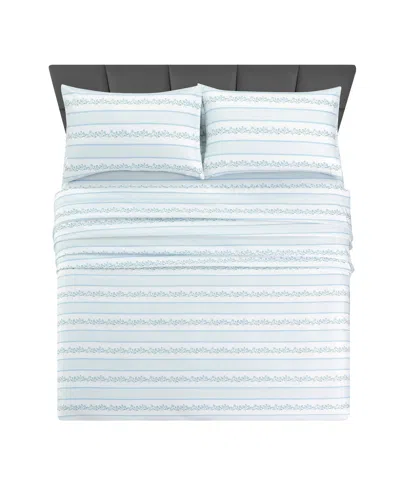 Fairfield Square Collection Microfiber Extra Deep 4-pc. Sheet Set, Twin In Blue