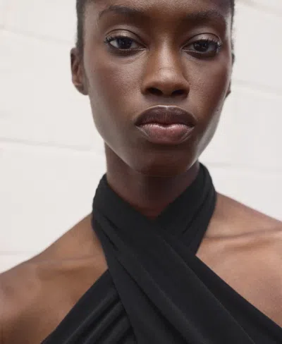 Mango Crossover Tank In Black