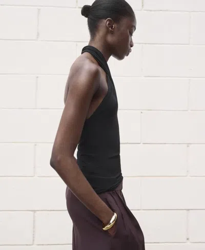 Mango Crossover Tank In Black