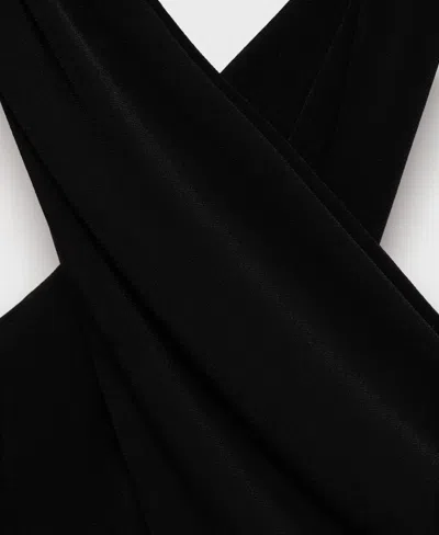 Mango Crossover Tank In Black