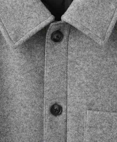 Mango Men's Quilted Cloth Jacket In Brown