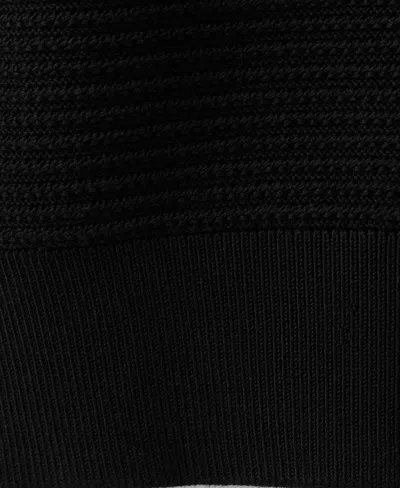 Mango Men's Cotton Structured Sweater In Black