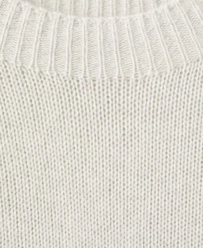 Mango Men's Structured Wool-blend Knitted Sweater In Neutral