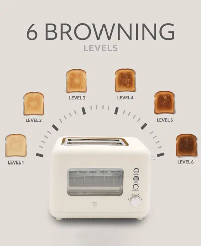 Willow Kitchen 2 Slice Toaster With Window In White